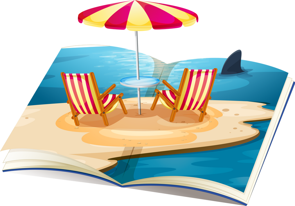 Beach Landscape Book